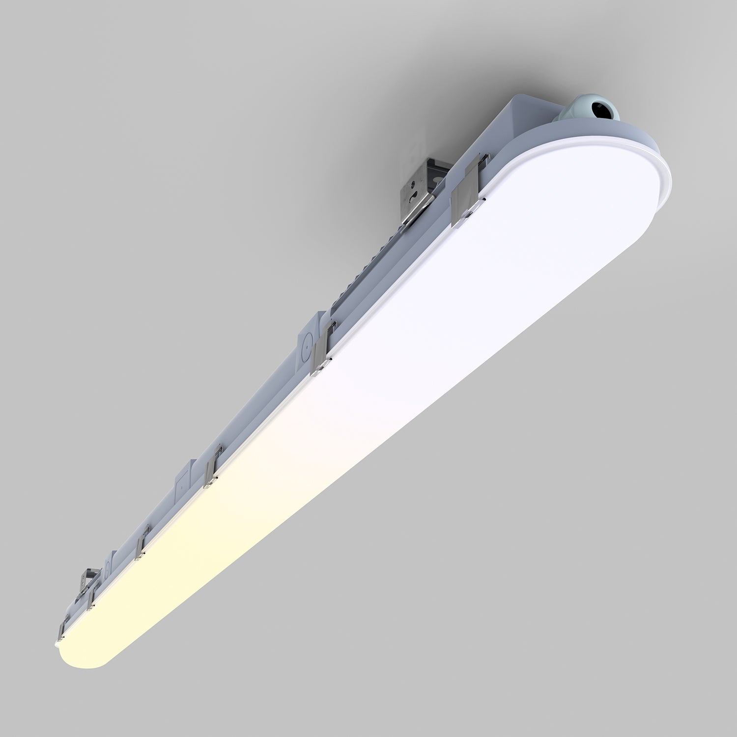 Litezone 4FT Vapor Tight Light, Adjustable Wattage & Color Temperature, IP65&ETL- for Car Wash, Freezer, Garage, Warehouse, Barn